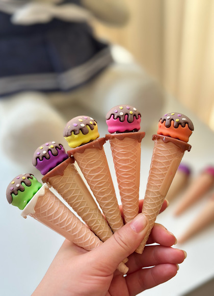 تینت لب بستنی قیفی